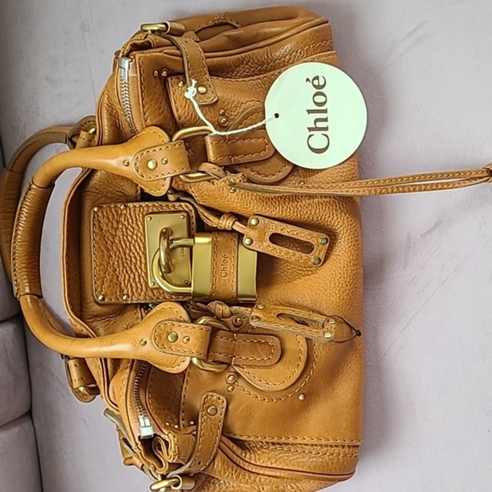 ICONIC VINTAGE CHLOE PADDINGTON LOCK BAG 2005